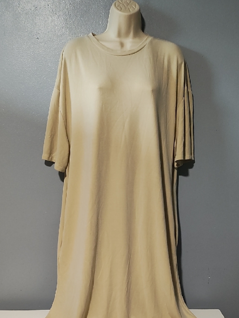 Women's Primark Short-Sleeve Beige Shirt Dress View 6